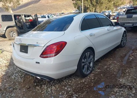 2017 Mercedes-Benz C 300 4Matic from USA, damaged, VIN 55SWF4KB5HU203993
